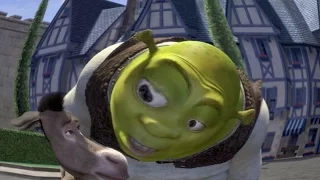 Shrek Reversed at 10000% Speed but the Welcome to Duloc scene is Normal Speed