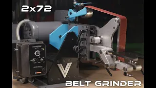 INSANE 2x72 Belt Grinder DIY (the belt grinder video you don't want to watch)