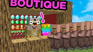 J’ai Ouvert une Boutique pour ARNAQUER les Villageois sur Minecraft !