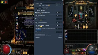Path of exile - Ritual Altar - Trial of Ancestors - FRENZY RING Synth implicit (3 Div)