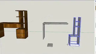 Escritorio en sketchup parte 1