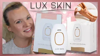 LUX SKIN AT HOME IPL LASER HAIR REMOVAL DEVICE Demo & Review | Clare Walch