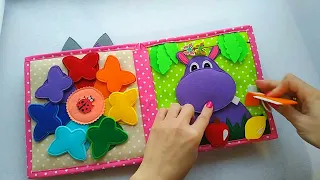 Развивающая книжка из фетра quiet book felt book