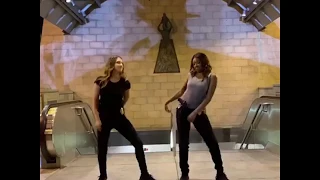 Gabrielle Union & Jessica Alba "Lil BeBe Remix" Dance Video