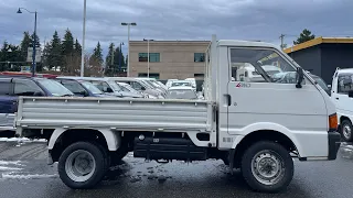 1989 Mazda Bongo Truck diesel 2.2 R2, 4x4 MT5 only 5300km . JDM-RHD