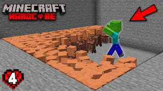 I Trapped 100 Villagers With A ZOMBIE In Minecraft Hardcore (#4)