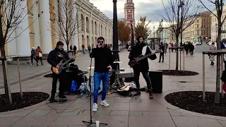 Ярослав Евдокимов - "Фантазёр", в исполнении группы Висконти на Невском проспекте в Санкт-Петербурге