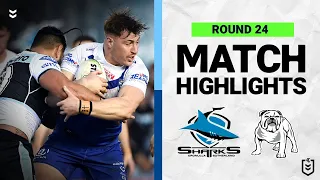 Cronulla Sharks v Canterbury Bankstown Bulldogs | Match Highlights | Round 24, 2022 | NRL