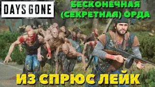 Days Gone(Жизнь После) - Бесконечная(Секретная) Орда из Спрюс Лейк.