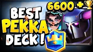 TOP 300 6600+ LIVE LADDER GAMEPLAY WITH BEST PEKKA DECK! - CLASH ROYALE