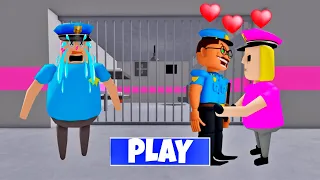 LOVE STORY | POLICE GIRL PRISON RUN! OBBY Full Gameplay #roblox