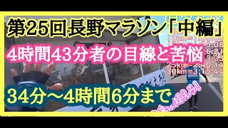 【2023長野マラソン】34分～4時間6分までの人間の成長と愚かさ