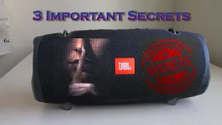 3 Important Secrets about JBL Xtreme 2 -Low Frequency Mode, Resetting Xtreme 2, Learning Firmware V.