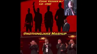 One (U2-Achtung Baby) w/ Eddie Vedder (Kennedy Center Honors 2022 Live Tribute) Mashup@nothingjake