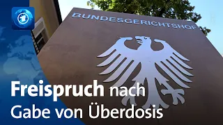 Bundesgerichtshof: Freispruch nach Gabe von Insulin-Überdosis