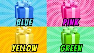 CHOOSE YOUR GIFT from 4 🎁😍 Magic Edition🌈 4 gift box challenge | #4giftbox #wouldyourather
