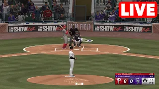 MLB LIVE🔴 Philadelphia Phillies vs Colorado Rockies - 24th May 2024 | MLB Full Game - MLB 24