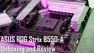 ASUS ROG Strix B550-A Unboxing & Review | One Awesome White and Black Motherboard!