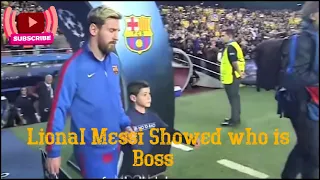 The Day Lional Messi showed Kevin de Bruyne and sterlin who is the Boss / #footballclub