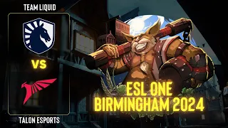 Team Liquid проти Talon Esports | Гра 2 | ESL One Birmingham 2024 - Group A