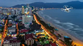 Da Nang Vietnam drone view