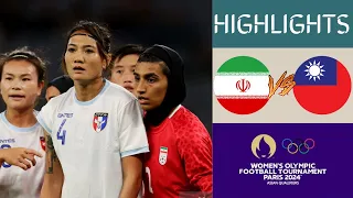 🇮🇷 Iran vs Chinese Taipei 🇹🇼 Women's Olympic Qualifying 2024 Highlights | Group A