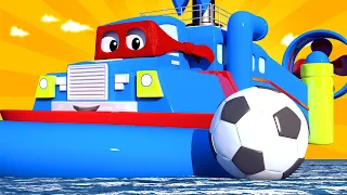 Speciál FIFA - motorový člun - Supernáklaďák Karel ve Městě Aut 🚚 ⍟ Dětské animáky