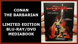 CONAN THE BARBARIAN - LIMITED BLU-RAY/DVD MEDIABOOK UNBOXING - SATURN EXCLUSIVE - CONAN DER BARBAR