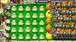 Plants vs Zombies | Survival Day (Hard) Squash vs All Zombies GAMEPLAY FULL HD 1080p 60hz