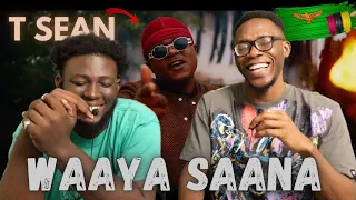 ZAMBIA KU CHALO!! T-sean - Waya Saana Reaction | Official Music Video