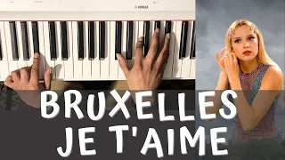 COMMENT JOUER BRUXELLES JE T'AIME - ANGÈLE // Piano tutorial