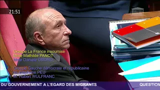 «VOTRE MONDE INVENTE LES BONS ET LES MAUVAIS MIGRANTS» - Mathilde Panot