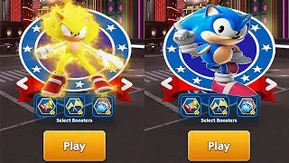 Sonic Prime Dash - Super Sonic vs Classic Sonic | All Characters Unlocked | New Update