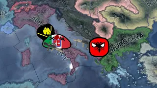 Taking over Italy as Albania | HOI4 Timelapse