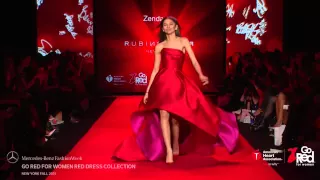 Zendaya at Go Red for Women Red Dress Collection 2015