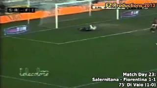 Serie A 1998-1999, day 23 Salernitana - Fiorentina 1-1 (Di Vaio goal)