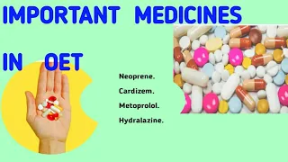 OET Medicine Names. Important  Medicines in OET /oetListening Medicine.