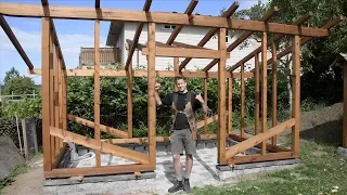 WOODWORKING, Building a Timber Frame Greenhouse