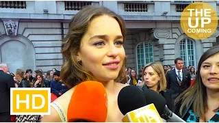 Emilia Clarke interview at Me Before You premiere on Game of Thrones, acting and disability