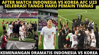 PECAH TANGIS HARU PEMAIN TIMNAS U-23 MERAYAKAN KEMENANGAN VS KOREA & LOLOS SEMIFINAL! ROAD TO PARIS