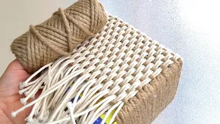 МНОГО ШИКАРНЫХ идей из ДЖУТА своими руками / 4 Jute Craft ideas