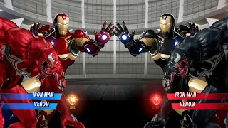 Venom Iron Man (Red) vs. Venom Iron Man (Black) Fight - Marvel vs Capcom Infinite PS4 Gameplay