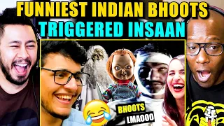 TRIGGERED INSAAN: Indian Bhoots *LOL* 100% Real Ghosts REACTION | Jaby Koay & @SyntellKoay