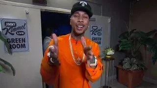 Tyga Hilariously Parodies Paul McCartney GRAMMYs Party Snub on 'Jimmy Kimmel Live!'