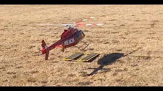 Roban Bell 407 Heli Dolly landing Practice