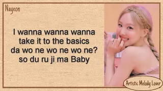 TWICE - Basics (Easy Lyrics)