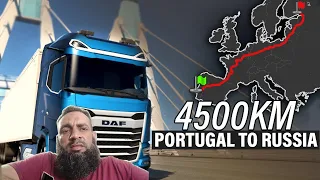 Portugal to Russia Part 1 |  Euro Truck Simalator 2 | Longest Delivery