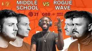 Middle School vs Rogue Wave: My First Time Reaction To A Tag-Team Beatbox Battle