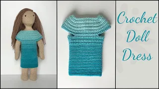 Crochet Doll Dress - The Craft Nut