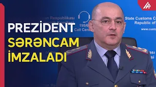 Dövlət Gömrük Komitəsinə sədr təyin edildi - APA TV